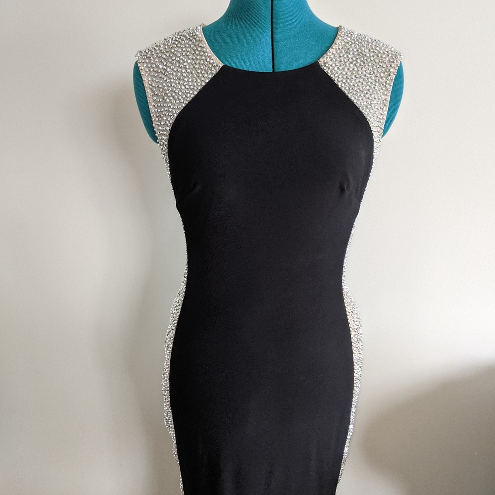 Black Beaded Dress
